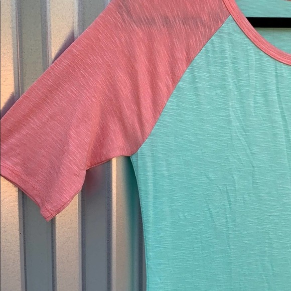 NWT Lularoe Mint and Peach Julia Dress Small - Picture 6 of 8